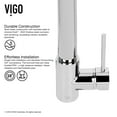 thumbnail image 5 of VIGO Laurelton Chrome Pull-Down Spray Kitchen Faucet with Soap Dispenser, 5 of 9