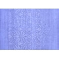 thumbnail image 1 of Ahgly Company Machine Washable Indoor Rectangle Oriental Blue Industrial Area Rugs, 2' x 3', 1 of 4