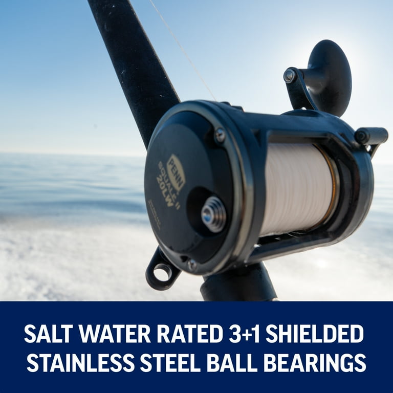 best penn conventional reel for surf fishing RVLII20LW Rival II 20 Level Wind Penns exclusive HT Vintage Penn PEER No 309