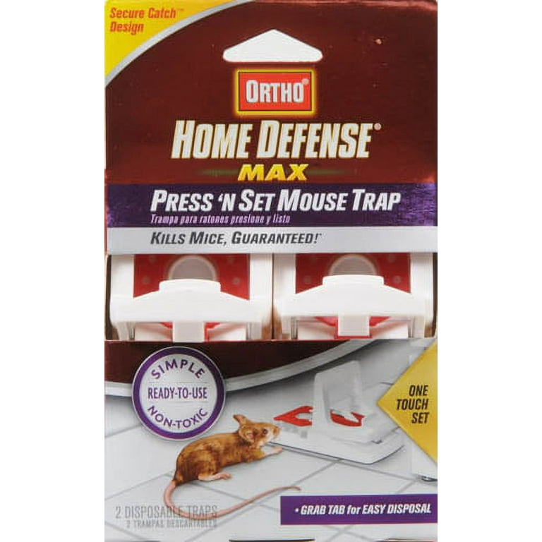 KB Home Defense 'Press 'N Set' Piège À Souris, 2st/p
