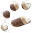 thumbnail image 3 of Warm Knit House Slippers for Women Comfy Memory Foam Fuzzy House Shoes Soft Warm Woman Indoor Bedroom Slides Slip on, 3 of 4