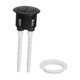 thumbnail image 3 of Interruptor pulsador para inodoro, fácil de instalar, redondo, de 38 mm, para reparación de de agua de inodoros, botones para de agua Negro, 3 of 9