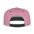 thumbnail image 4 of Haiem Glitter Pink Classic Snapback Cap Flat Bill Hat Baseball Cap Adjustable Size Cotton Dad Hat, 4 of 9