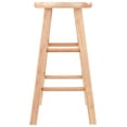 thumbnail image 3 of Winsome Wood Pacey 24" Counter Stools, Set of 2, Natural, 3 of 5