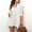 White, variant on Babysbule Womens Tops Sets Blouse Women Solid Long Sleeve Cardigan Coat Pocket Vest Shorts Suit Fall Saving