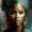 African Grace, variant on Elephant Stock Gorgeous Lady Wall Art - Vertical Canvas Wall Art - Living Room Wall Decor - People Canvas - Black And Brown Decor - 34" x 51"