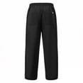 thumbnail image 6 of Ceisia Men's Casual Cotton Drawstring Pants with Loose Fit Black L Gifts for Father, 6 of 8