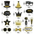 thumbnail image 3 of Sunxin Event & Party 53 Pieces Black Golden Photo Booth Props for Birthday Wedding New Year Mix of Hats Lipstick Tie Crowns and More Funny Selfie Props, 1* Party and Dance Photography Supplies, 3 of 7