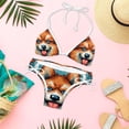 thumbnail image 6 of Pixel Dog Detachable Sponge Adjustable Strap Bikini Set Two-Pack for Various Scenes, 6 of 6