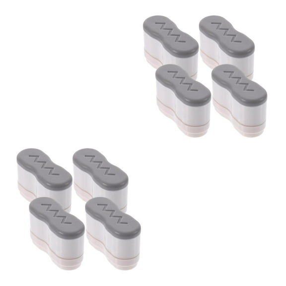 2 Count Toilet Spacers for Bidet Pad Gasket Bidet Toilet Seat Bumpers 5X2CM Grey