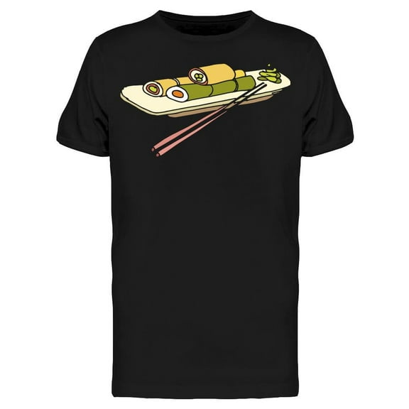 Cartoon Style Asian Cuisine T-Shirt Men -Image by Shutterstock, Male Small