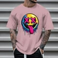 thumbnail image 4 of T-Shirt d'Halloween pour Homme, T-Shirt Graphique Effrayant pour Fête d'Halloween, Blouse Décontractée à Col Rond et Manches Courtes, Coupe Mode pour Usage Quotidien, 4 of 5