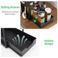 thumbnail image 7 of LeaderPro 2 Tier Under Sink Organizer Pull Out Sliding Storage Shelf Black, 7 of 7