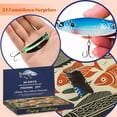 thumbnail image 4 of Mystery Tackle Box,Lures,Fishing Lures ,Bass Lures,Fishing Gifts for Men,Advent Calendar Fishing Blind Box,Containing 30 Random Fishing Lures,Open to Surprise, 4 of 9