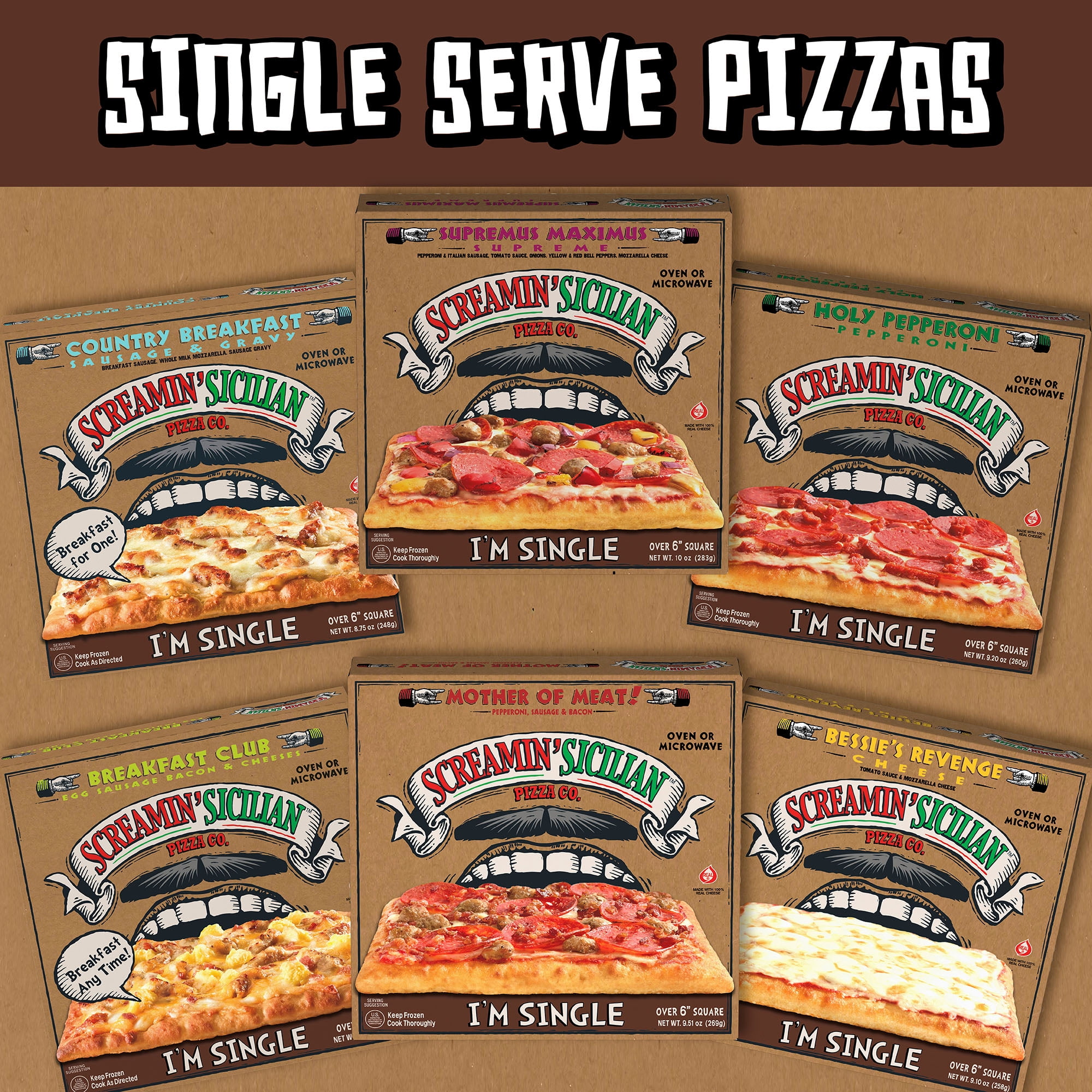 Screamin' Sicilian I'm Single Holy Pepperoni Pizza - Shop Pizza at