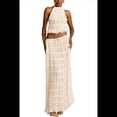 thumbnail image 1 of Conjunto de Dos Piezas de Falda Larga para Mujer, con Cuello Halter, Espalda Descubierta y Falda Larga para Salir en la Playa. Conjunto de Dos Piezas. XXL, 1 of 7