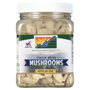 Mother Earth Products Freeze Dried Sliced Mushrooms, Quart Jar