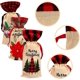 thumbnail image 2 of Bolsa de Vino ZHAOCHENG Navideña 36 x 15 cm con Cordón Diseño de Árbol de Navidad y Papá Noel, 2 of 4