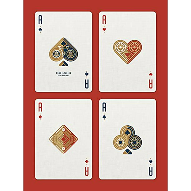 mandskab sværge omhyggeligt Red Wheel Playing Cards By Art Of Play Trick - Walmart.com