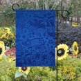 thumbnail image 2 of Soccer Football Doodle Decorative Double Sided Garden Flag 12 x 18 inch, 2 of 2