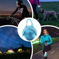 thumbnail image 3 of Rechargeable LED ClipOn Light for Dogs, MultiColor Safe Night Walking USB, IPX8 Outdoor Pet Safety Ad Blue, 3 of 5