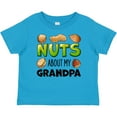 thumbnail image 3 of Inktastic Nuts About My Grandpa Peanut, Almond, Pistachio Boys or Girls Baby T-Shirt, 3 of 5