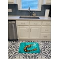 thumbnail image 3 of Carolines Treasures MW1100RUG Crevettes Sarcelle Machine Lavable Mémoire Mousse Tapis, 3 of 4