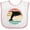 White and Pink, variant on Inktastic Dolphin Cute Beach and Vacation Boys or Girls Baby Bib