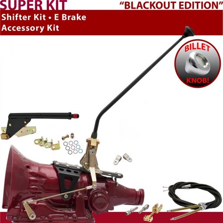 American Shifter AOD Shifter Kit Black 23 in. E Brake Cable Clevis for F4171