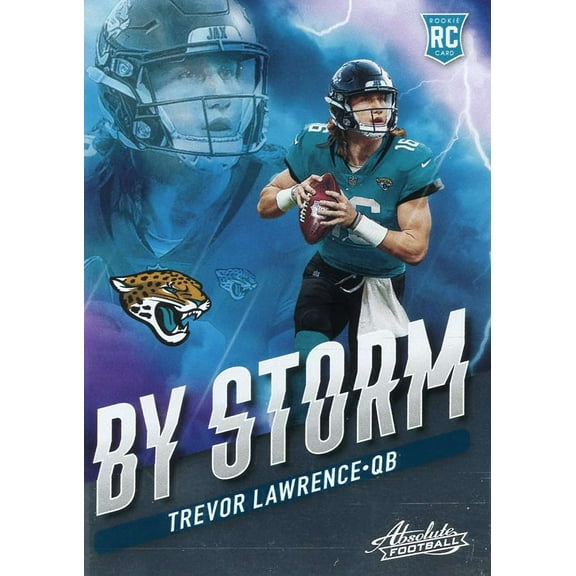 NFL 2021 Panini Absolute   Trevor Lawrence Trading Card BST-1 (Rookie, By Storm)