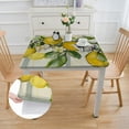 thumbnail image 2 of BANET Spring Summer Tablecloth Rectangular, Lemon Eucalyptus Table Cover for Party Picnic Dinner Decor white, 2 of 7