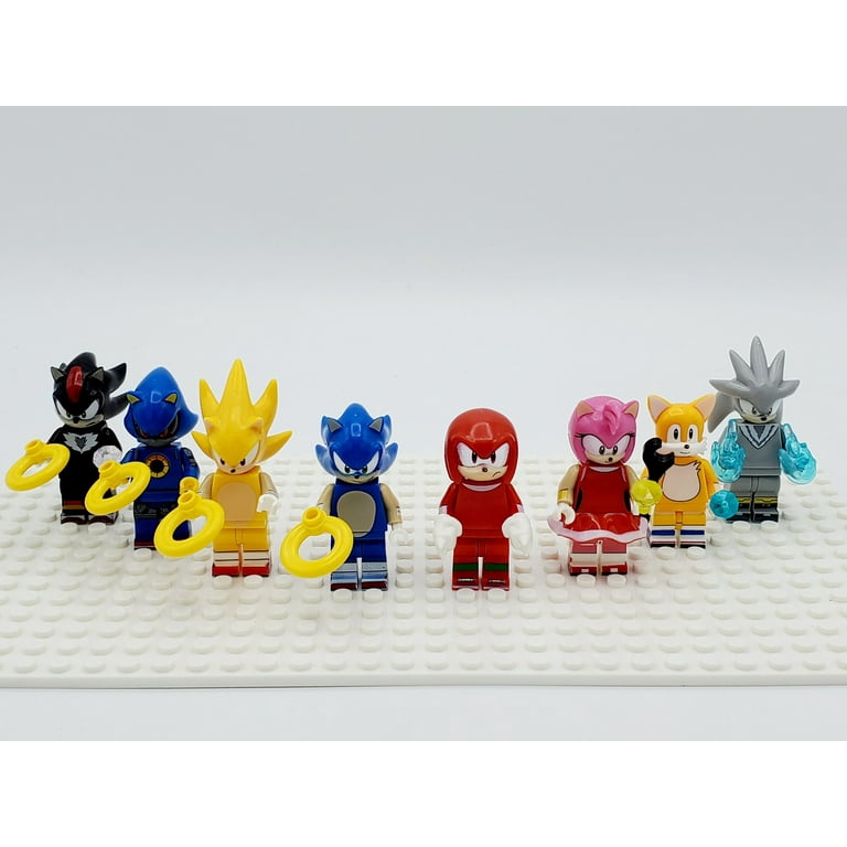 Lego Sonic Hedgehog Minifigures  Sonic Hedgehog Lego Figure - Mini Action  Figures - Aliexpress