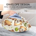 thumbnail image 5 of Ryvnso Satin Pillowcase Capybara Green Apples Pillow Cases Standard Size 26x20in, 5 of 6