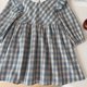 thumbnail image 5 of Vestido coreano para niños de 2 a 7 años, vestido de princesa con cuello de encaje a cuadros para niñas de primavera, ropa bonita con mangas voladoras para chico, 5 of 6