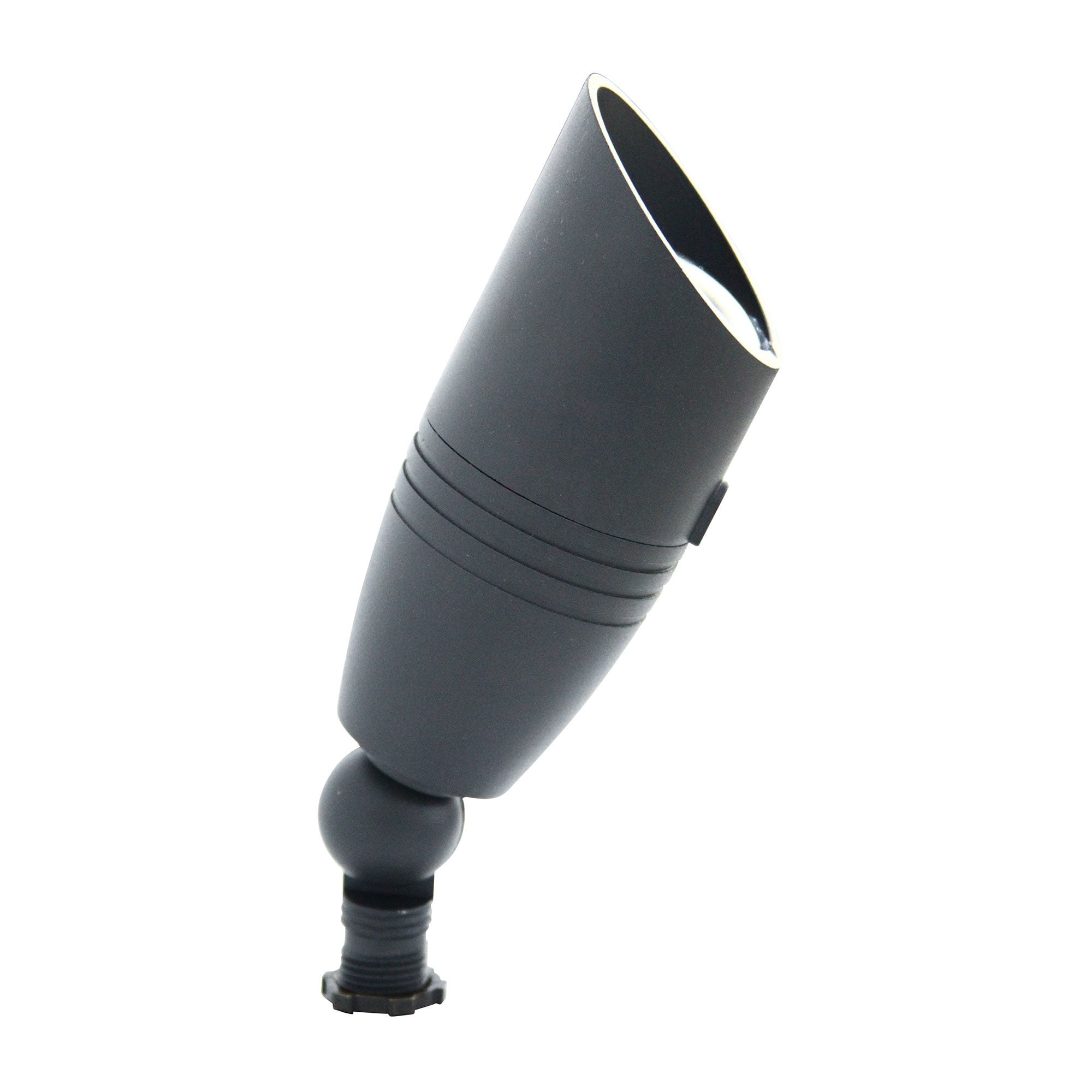 LNC 6W Solid Bronze LED Outdoor Spotlight 2700K Warm White 490 Lumens for Low Voltage Landscape Lighting of Yard, Lawn, Garden, Patio, Trees & House