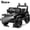 Black, variant on Track Seven Licensed Land Rover Defender 24V Kids Ride on Car, 2WD Electric Car with Remote Control, Bluetooth, LED Lights, Key Start, 17" Wide Seat, 24V Ride on Toys for Boys Girls Aged 3+, Black