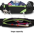 thumbnail image 5 of Fanny Packs for Women Men, Waterproof Running Belt Bag with Adjustable Strap, Reflective Strip Waist Bag for Hiking Cycling Walking Traveling, 5 of 9