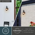 thumbnail image 3 of Chatham 6.5" Outdoor Wall Light Textured Black, 3 of 7