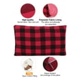 thumbnail image 6 of REDCAMP Small Camping Pillow Lightweight and Compressible, 1PC Flannel Travel Pillow with Removable Pillow Cover (Red and Black Plaid), 6 of 7