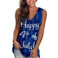 thumbnail image 2 of Women's Summer Tank Tops V Neck Sleeveless Loose Fit Solid Cami Shirts Beach Vacation Outfits Casual Flowy Trendy Clothes, 2 of 4