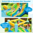 thumbnail image 6 of Patiojoy Inflatable Water Slide Park Giant Bounce House with Double Long Slides Boxing Splash Pool Jumping Area, 6 of 9
