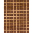 thumbnail image 1 of Ahgly Tapis Rectangulaire Abstrait Safran Rouge Lavable en Machine, 8 Pieds x 12 Pieds, 1 of 7