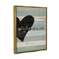 thumbnail image 5 of Stupell Industries All of Me Loves All Of You Distressed Heart Metallic Gold Framed Floating Canvas Wall Art, 24x30, by Jo Moulton, 5 of 5
