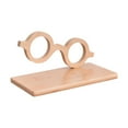 thumbnail image 1 of Madera anteojos de lentes de lentejuelas Organizador de gafas cuadradas/redondas/ovales decoración del modelo de gafas decorativas para escritorio de Redondo, 1 of 10