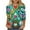 Multicolor#21, variant on DDAPJ pyju Funny Hanukkah Shirt for Women 3/4 Length Sleeve Tops Novelty Menorah Graphic Tees Chanukah Celebration T-shirt Holiday Party Blouse Multicolor L