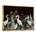thumbnail image 3 of Designart 'Chinoiserie With Peonies and Birds III' Traditional Framed Canvas Wall Art Print, 3 of 5