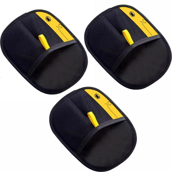 3-Pack Double-Sided Pet Deshedding Gloves with Elastic Wrist - Efficient Hair Removal Brush for Dog and Cat Fur Care