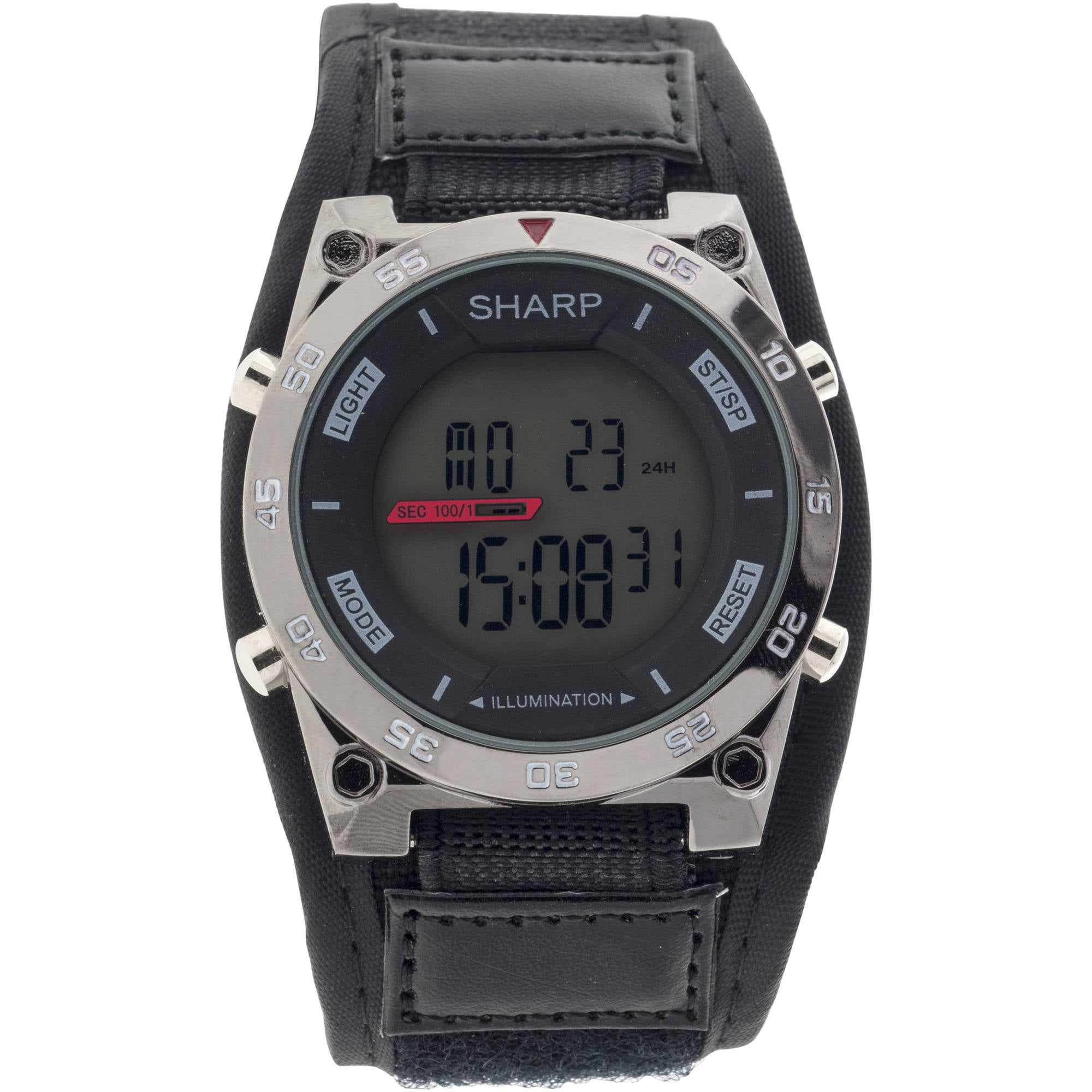 Men's Digital Watch With Velcro Band | lupon.gov.ph