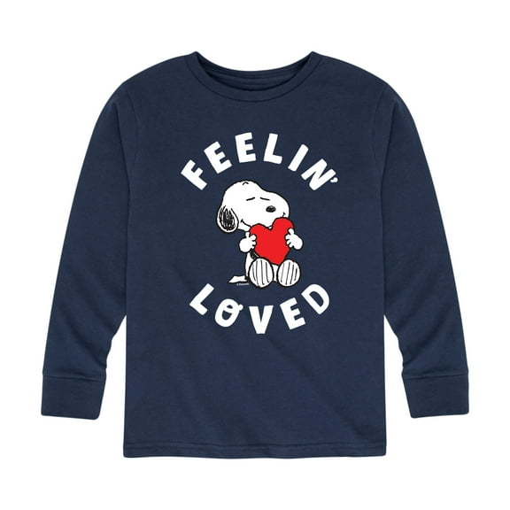 Peanuts - Feelin Loved - Toddler And Youth Long Sleeve Graphic T-Shirt