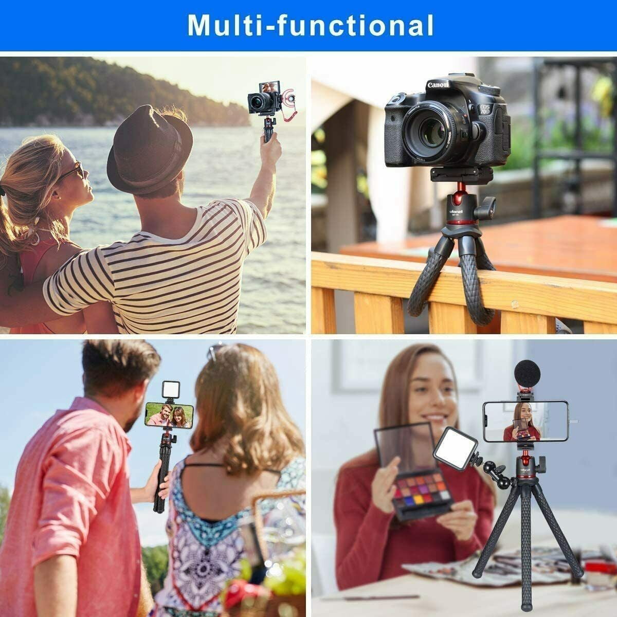 Ulanzi MT-11 Flexible Octopus Portable Tripod for Universal Camera Mobile Phone